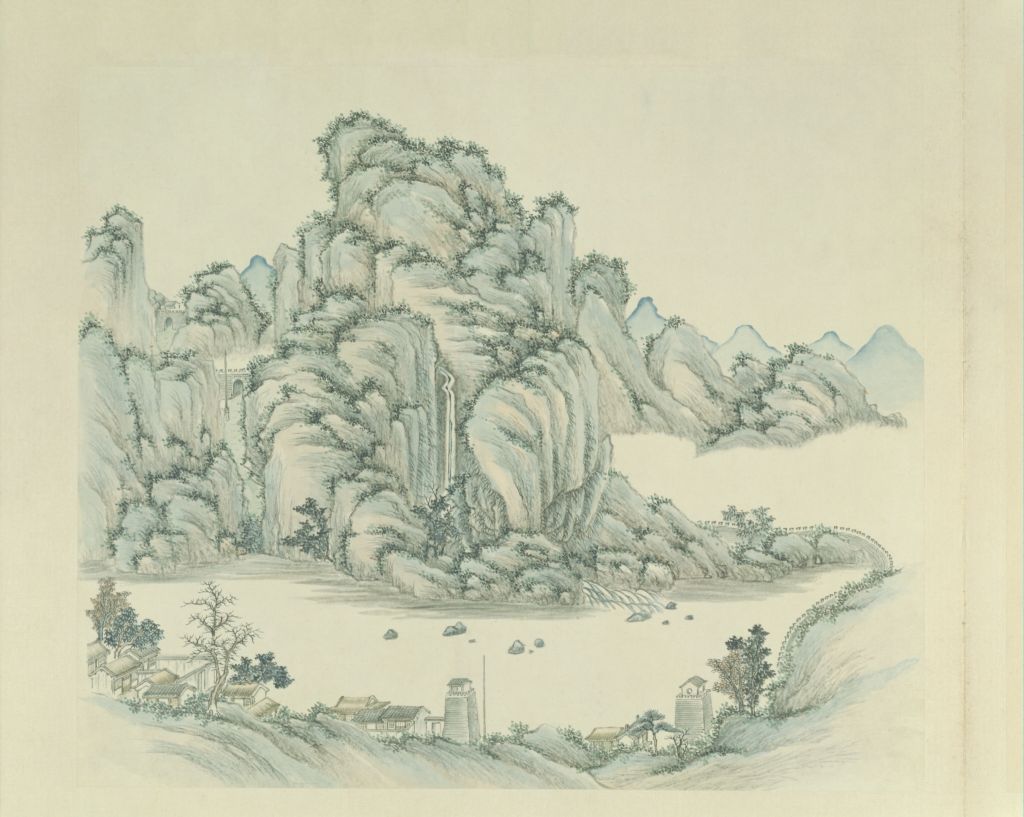 图片[8]-Zhang Ruocheng Yanshan Eight Scenery Album-China Archive